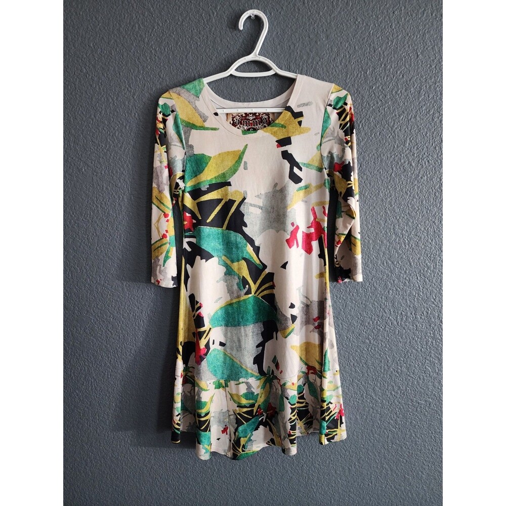 AMMA Design Art To Wear Women's S Blouse Tunic Artsy Boho Hippie USA Made